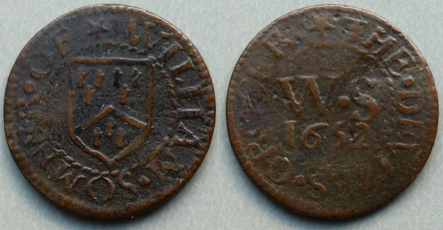 Devizes, William Somner 1652 farthing N5466